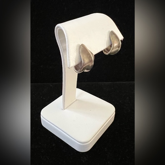 Rare Tiffany and Co. Sterling Huggie Earrings